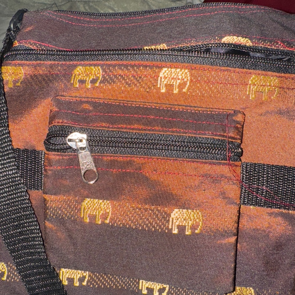 Small Crossbody Bag with Elephants ()